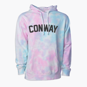 Conway New Hampshire Classic Curve Premium Tie-Dye Hoodie