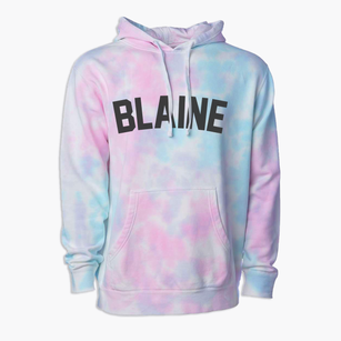 Blaine Minnesota Classic Curve Premium Tie-Dye Hoodie
