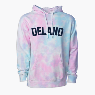 Delano California Classic Curve Premium Tie-Dye Hoodie