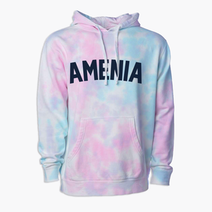 Amenia New York Classic Curve Premium Tie-Dye Hoodie