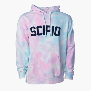 Scipio New York Classic Curve Premium Tie-Dye Hoodie