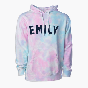 Emily Minnesota Classic Curve Premium Tie-Dye Hoodie