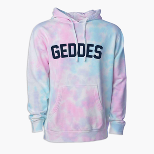 Geddes New York Classic Curve Premium Tie-Dye Hoodie