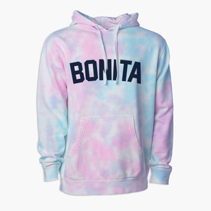Bonita Louisiana Classic Curve Premium Tie-Dye Hoodie