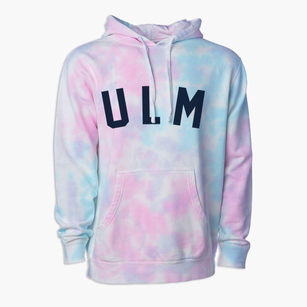 Ulm Arkansas Classic Curve Premium Tie-Dye Hoodie