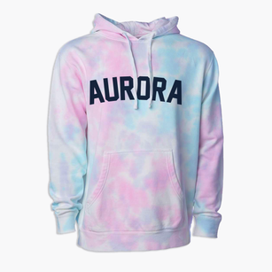 Aurora Kansas Classic Curve Premium Tie-Dye Hoodie