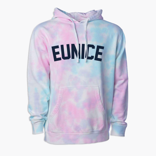 Eunice Louisiana Classic Curve Premium Tie-Dye Hoodie