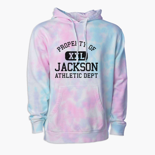 Jackson Tennessee Athletic Dept Premium Tie-Dye Hoodie