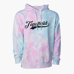 Topsfield Massachusetts Vintage Team Premium Tie-Dye Hoodie