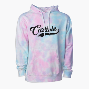 Carlisle Massachusetts Vintage Team Premium Tie-Dye Hoodie