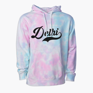 Delhi New York Vintage Team Premium Tie-Dye Hoodie