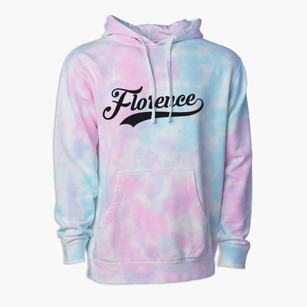 Florence Mississippi Vintage Team Premium Tie-Dye Hoodie