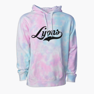 Lyons Georgia Vintage Team Premium Tie-Dye Hoodie