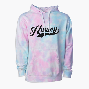 Huxley Iowa Vintage Team Premium Tie-Dye Hoodie