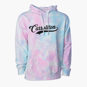 Carrollton Ohio Vintage Team Premium Tie-Dye Hoodie
