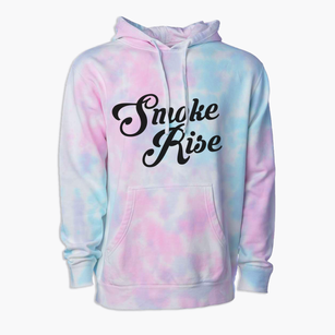 Smoke Rise Alabama Vintage Team Premium Tie-Dye Hoodie