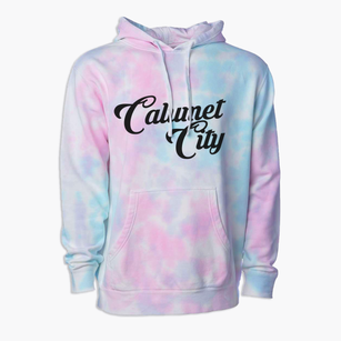 Calumet City Illinois Vintage Team Premium Tie-Dye Hoodie