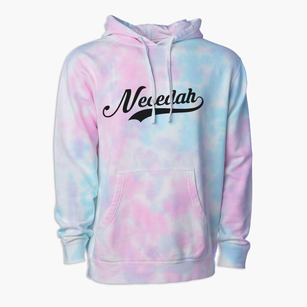 Necedah Wisconsin Vintage Team Premium Tie-Dye Hoodie