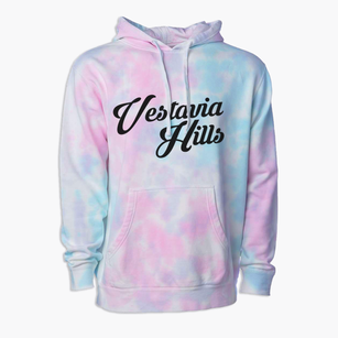 Vestavia Hills Alabama Vintage Team Premium Tie-Dye Hoodie