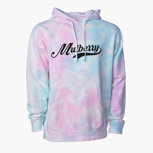 Mulberry North Carolina Vintage Team Premium Tie-Dye Hoodie