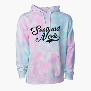 Scotland Neck North Carolina Vintage Team Premium Tie-Dye Hoodie