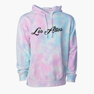 Los Altos California Vintage Team Premium Tie-Dye Hoodie