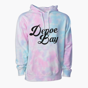 Depoe Bay Oregon Vintage Team Premium Tie-Dye Hoodie
