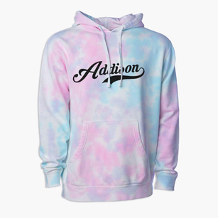 Addison Vermont Vintage Team Premium Tie-Dye Hoodie