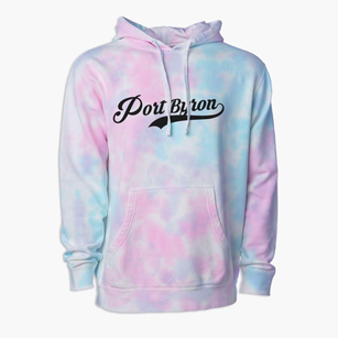 Port Byron New York Vintage Team Premium Tie-Dye Hoodie