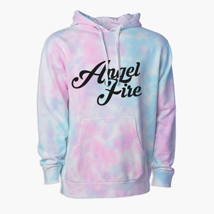 Angel Fire New Mexico Vintage Team Premium Tie-Dye Hoodie