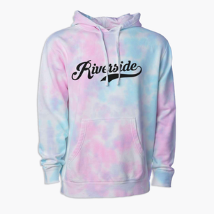 Riverside Iowa Vintage Team Premium Tie-Dye Hoodie