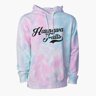 Hannawa Falls New York Vintage Team Premium Tie-Dye Hoodie