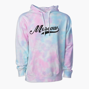 Moscow Wisconsin Vintage Team Premium Tie-Dye Hoodie
