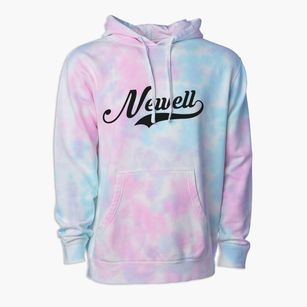 Newell South Dakota Vintage Team Premium Tie-Dye Hoodie