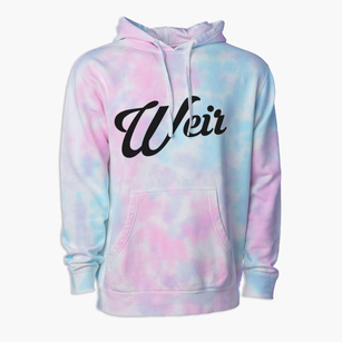 Weir Mississippi Vintage Team Premium Tie-Dye Hoodie