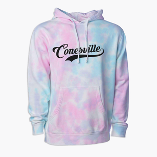 Conesville Ohio Vintage Team Premium Tie-Dye Hoodie