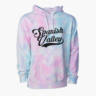 Spanish Valley Utah Vintage Team Premium Tie-Dye Hoodie