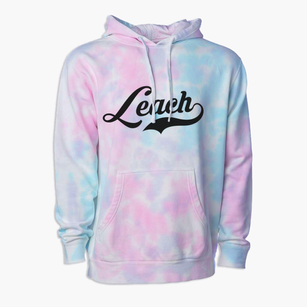 Leach Oklahoma Vintage Team Premium Tie-Dye Hoodie
