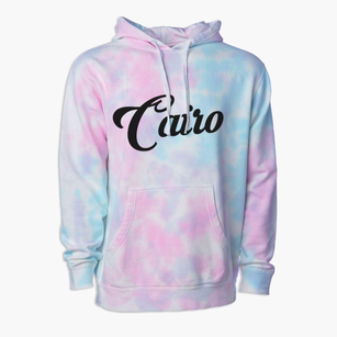 Cairo West Virginia Vintage Team Premium Tie-Dye Hoodie