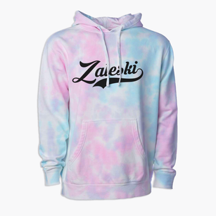Zaleski Ohio Vintage Team Premium Tie-Dye Hoodie