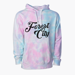 Forest City Missouri Vintage Team Premium Tie-Dye Hoodie