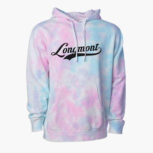 Longmont Colorado Vintage Team Premium Tie-Dye Hoodie