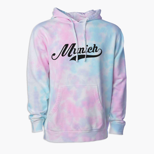 Munich North Dakota Vintage Team Premium Tie-Dye Hoodie