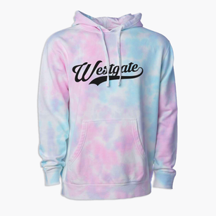 Westgate Iowa Vintage Team Premium Tie-Dye Hoodie