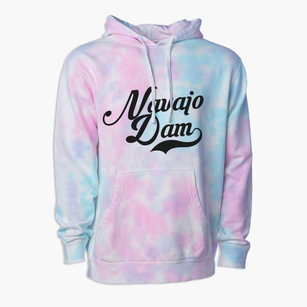 Navajo Dam New Mexico Vintage Team Premium Tie-Dye Hoodie