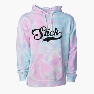 Slick Oklahoma Vintage Team Premium Tie-Dye Hoodie