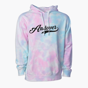 Andover Iowa Vintage Team Premium Tie-Dye Hoodie