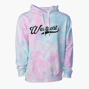 Westport Minnesota Vintage Team Premium Tie-Dye Hoodie