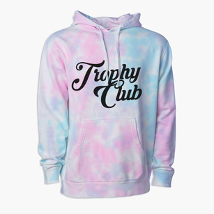 Trophy Club Texas Vintage Team Premium Tie-Dye Hoodie