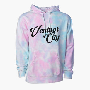 Ventnor City New Jersey Vintage Team Premium Tie-Dye Hoodie